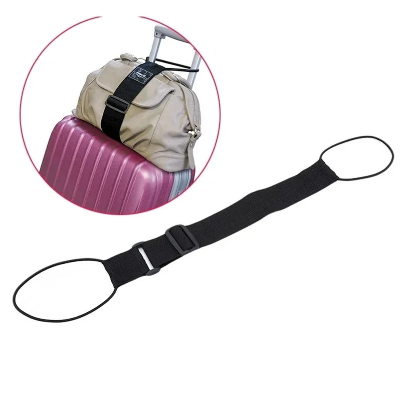 Adjustable Elastic Luggage Strap Carrier Strap Baggage Bungee Belts Suitcase