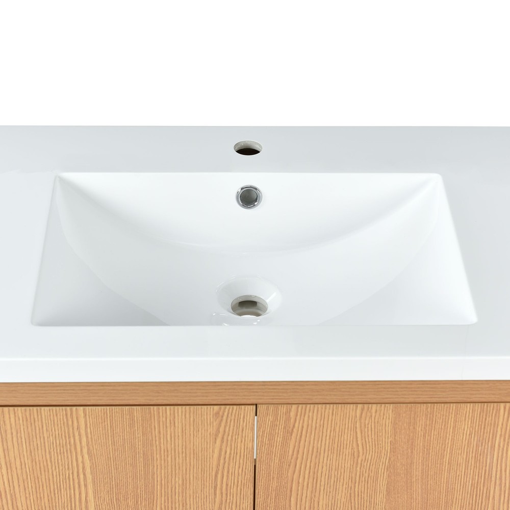 Solid wood frame storage cabinet for bathroom with sink