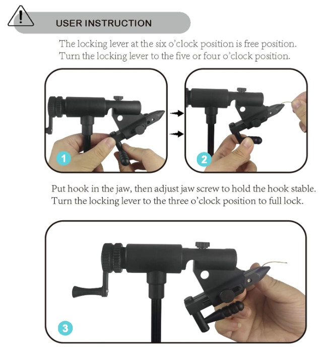 Quality Rotary Fly Tying Vise Fly Tying Tools Fly Tying Materials