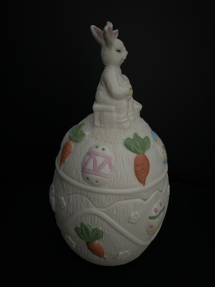 Bunny Egg Covered Candy Box By World Bazaar Jade Collection