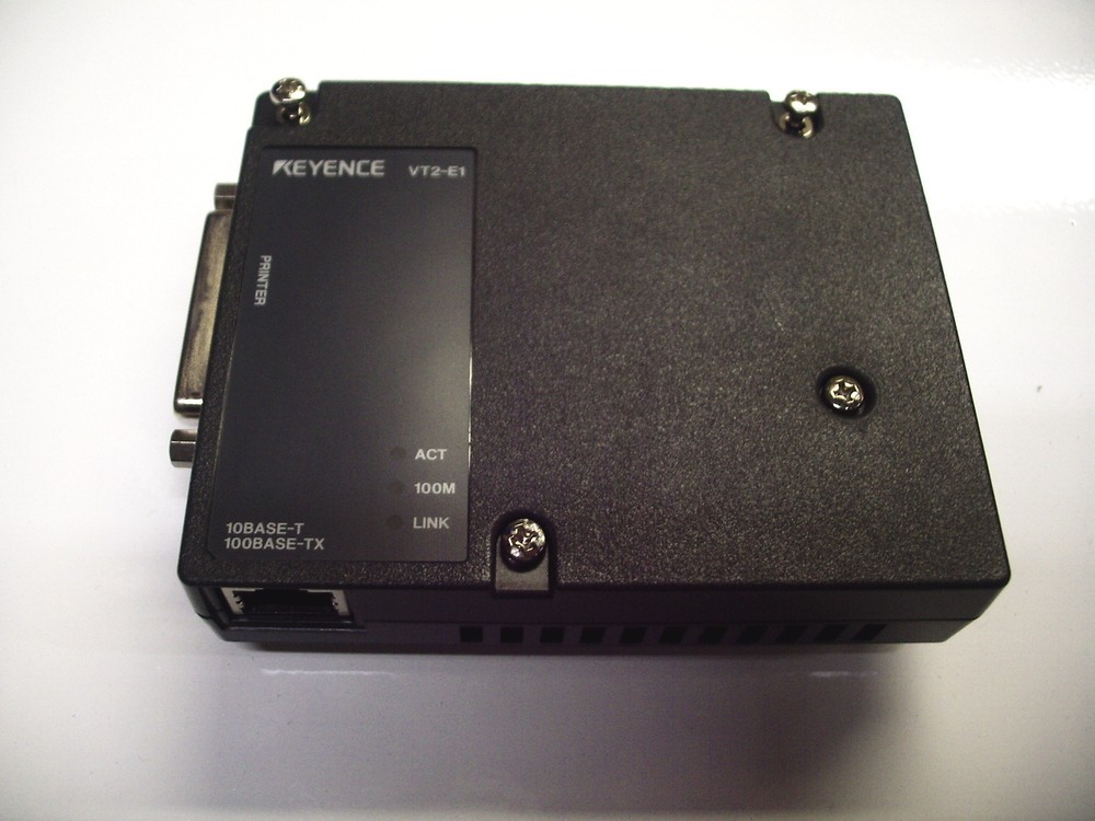 KEYENCE VT2-E1 ETHERNET COMMUNICATIONS UNIT QUANTITY!! WOW!!