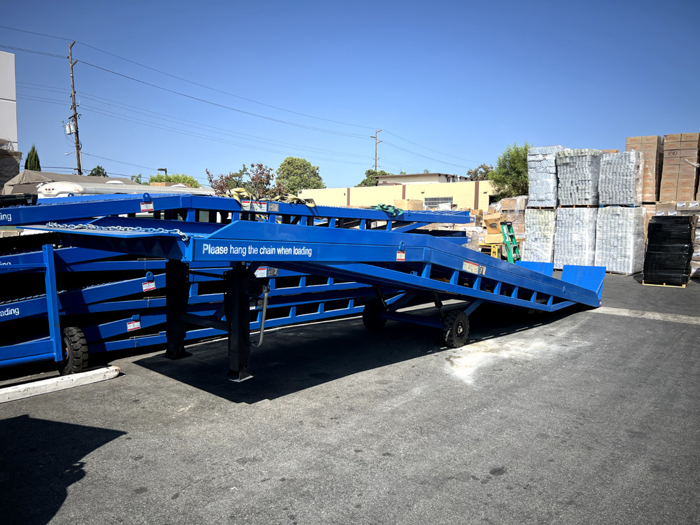 25K Capacity Mobile Loading Dock Yard Ramp 84" wide x 37' long