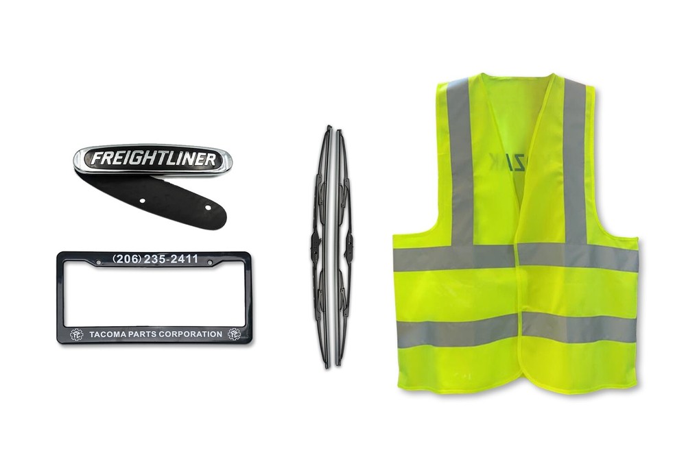 Rear Panel Stripe Short for Left Driver Side Freightliner Cascadia 2008-2017