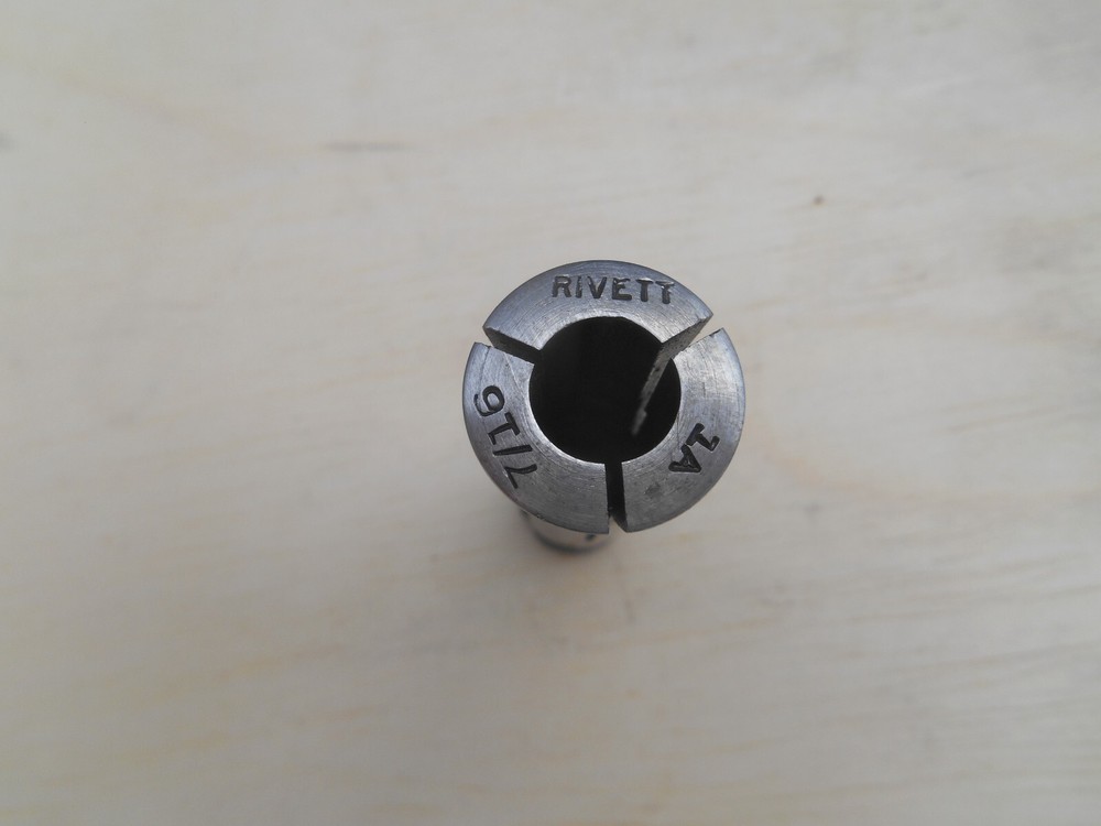 RIVETT  1A COLLET , 7/16" ROUND