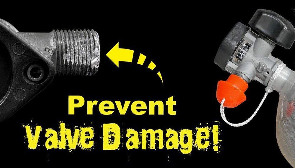 Scott SCBA Cylinder Valve - CGA 346/347 Thread Protector