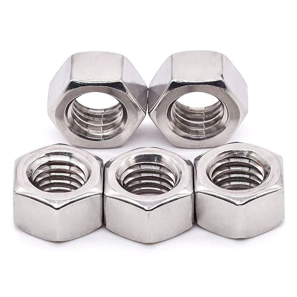450pcs Assorted Stainless Steel Hex Nuts Assortment Kit SAE 2# - 1/2" Hex Nut