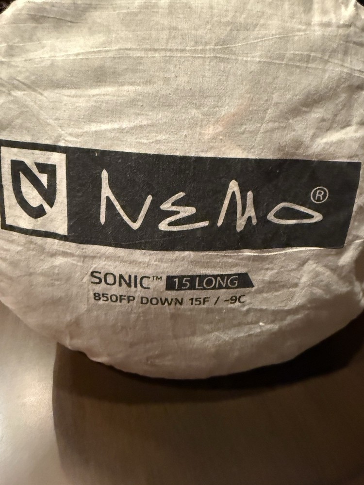 Nemo Sonic Down Sleeping bag 15