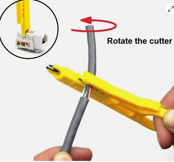 UBI Gear Cable Tester plus Cri...tor Plug Network Tool Kit