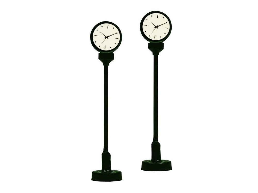 Lionel 1956310 HO Lighted Green Clock (Pack of 2)