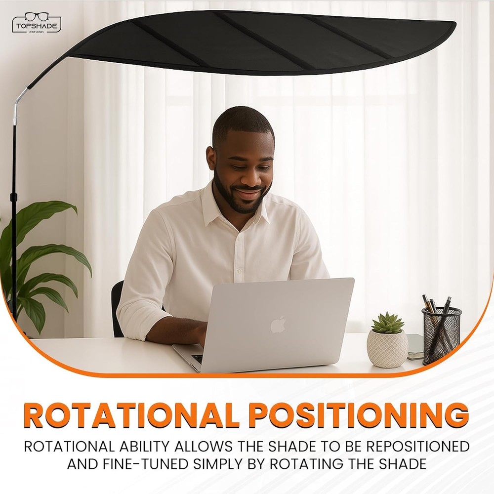 Contemporary Office Shade - Height Adjustable