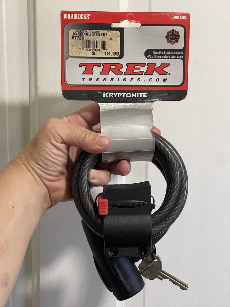 Trek Cable Lock For Bikes With Key