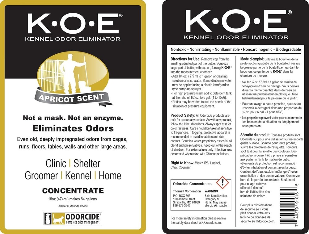 Professional Strength K.O.E. Odor Eliminator - 16 oz Bottle