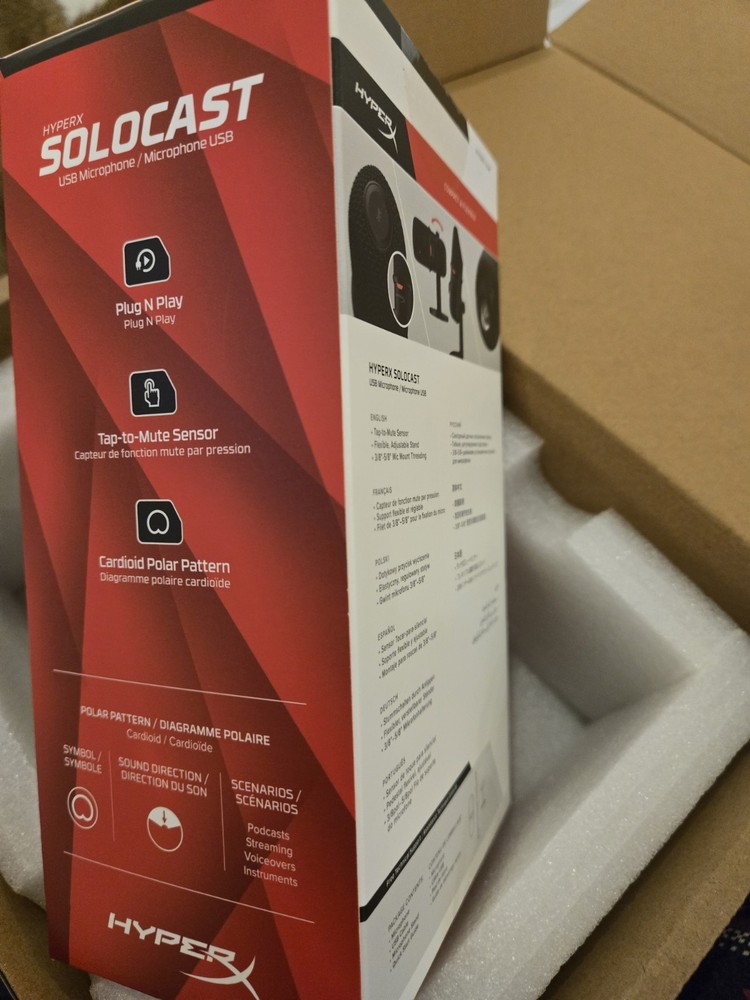 HyperX SoloCast USB Gaming Microphone - Black (4P5P8AA)