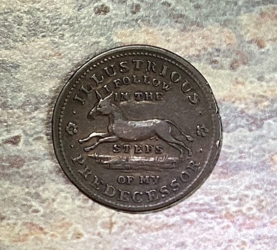 1837 Jackson hard times turtle token