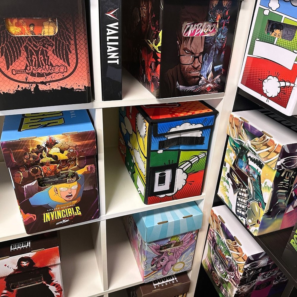 2 BCW POW Art Comic Book Foldaway Totes