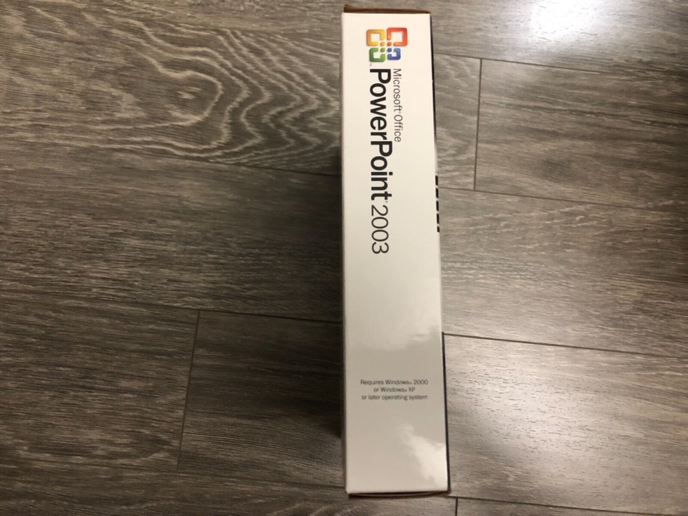 Microsoft PowerPoint 2003 Boxed Factory Sealed