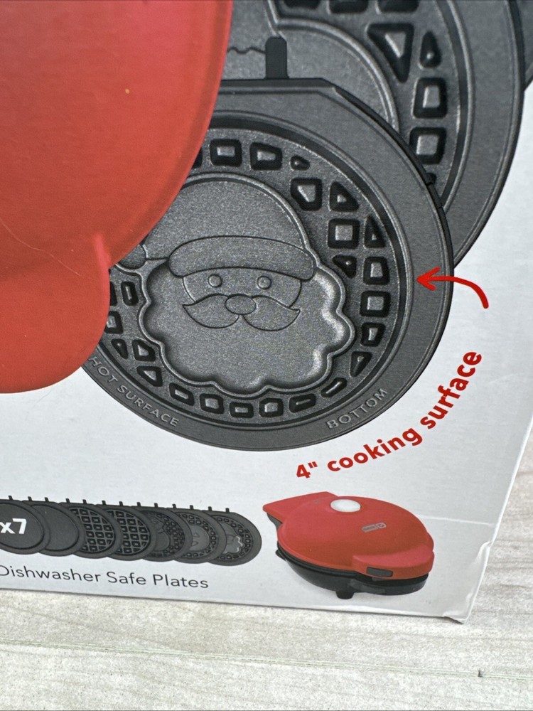 Dash Multimaker Mini Waffle Maker System w/ 7 Plates & Storage Box Costco NEW