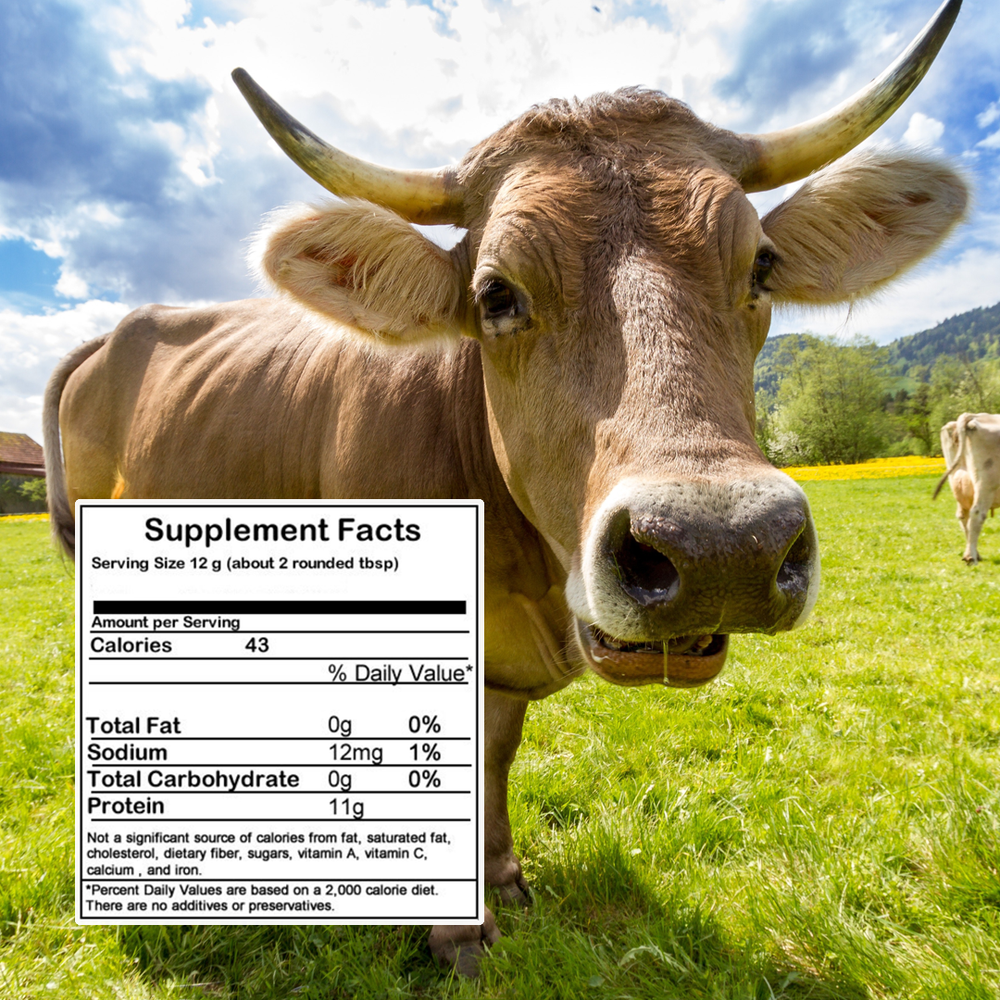 Bone Broth Powder - Pure Protein Organics - Grass-fed