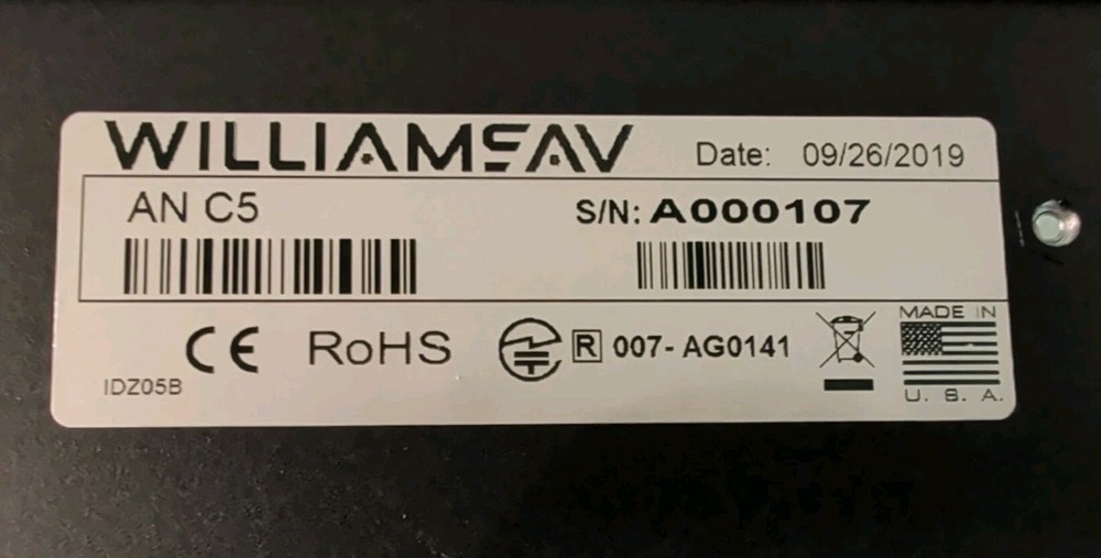 Williams AV ANNOTATION PRO AN C5