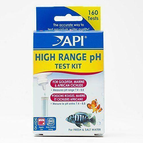 HIGH RANGE PH TEST KIT (160 TESTS) - API