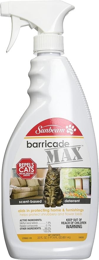 SUNBEAM 22OZ CAT BARRICADE MAX SPRAY