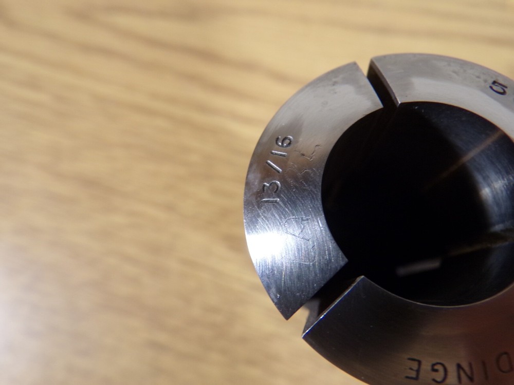 Hardinge 5C Round Smooth Collet, 13/16", Internal Thread
