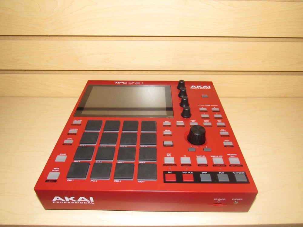 Akai Professional MPC One Plus + Red - Drum Machine, Sampler