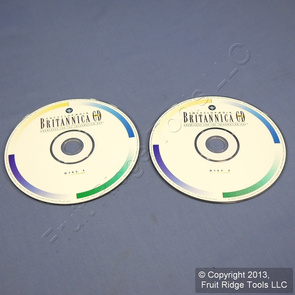 Microsoft Windows PC 95/98/NT Encyclopaedia Britannica CD 99 Multimedia Version