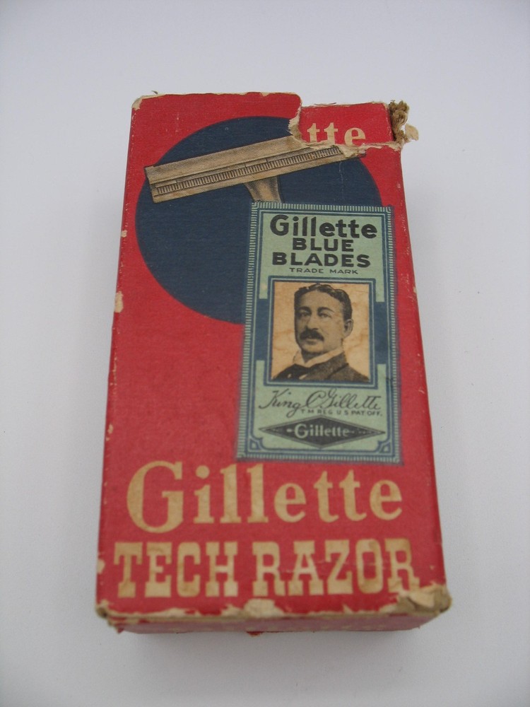 VINTAGE GILLETTE TECH RAZOR IN ORIGINAL BOX