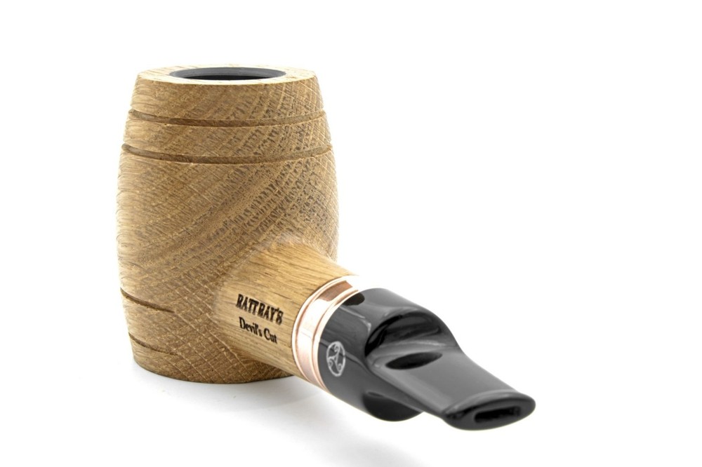 RATTRAY'S DEVIL'S CUT G SMOOTH 9MM OAK PIPE / NEW CARBON INSERT - HEATPROOF
