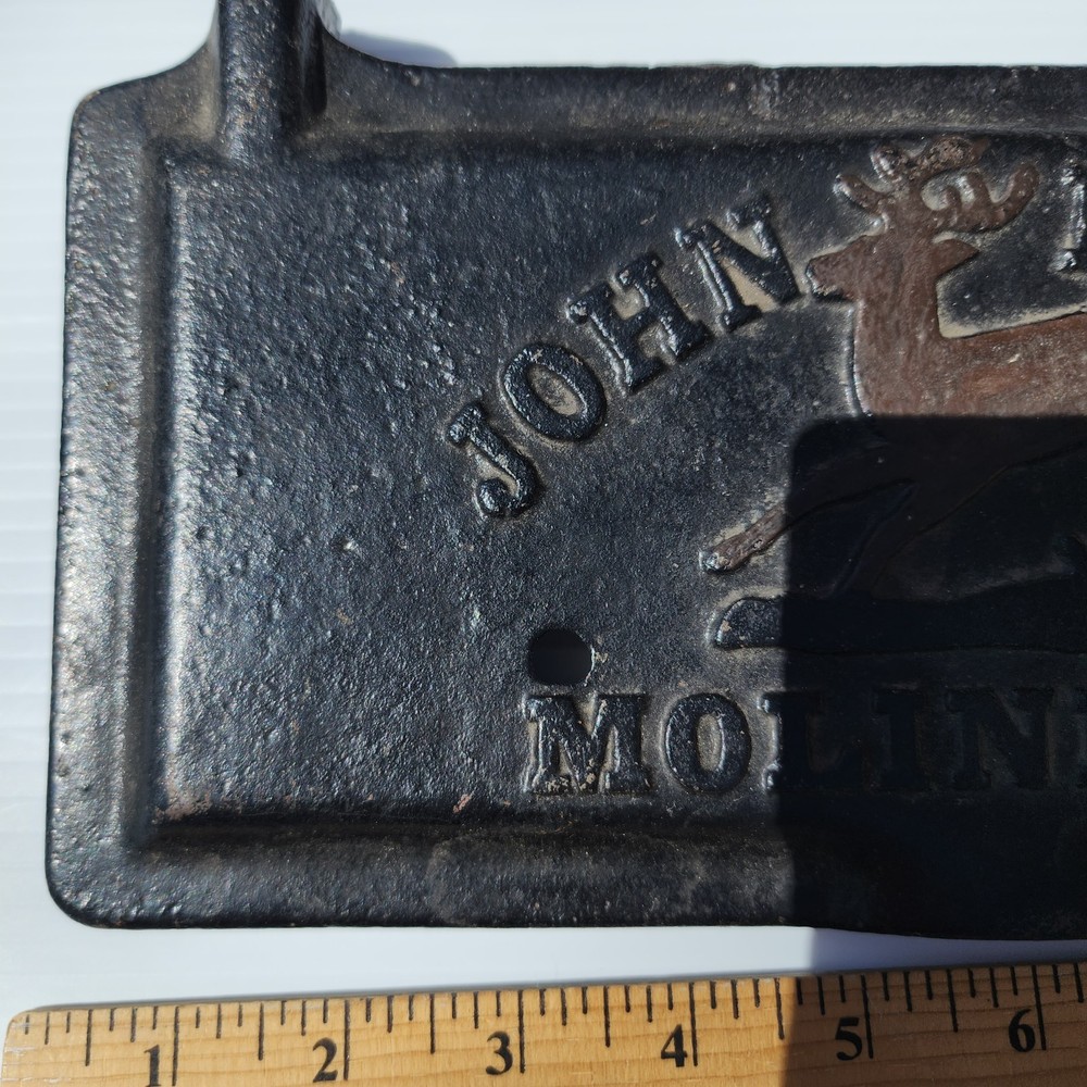 John Deere Cast Iron Toolbox Lid Z221