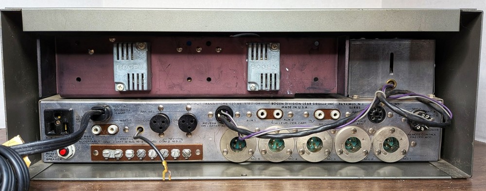 Lear Siegler Bogen NXT30 Custom Flex Amplifier w/CMP-1 Compressor - Tripped Fuse