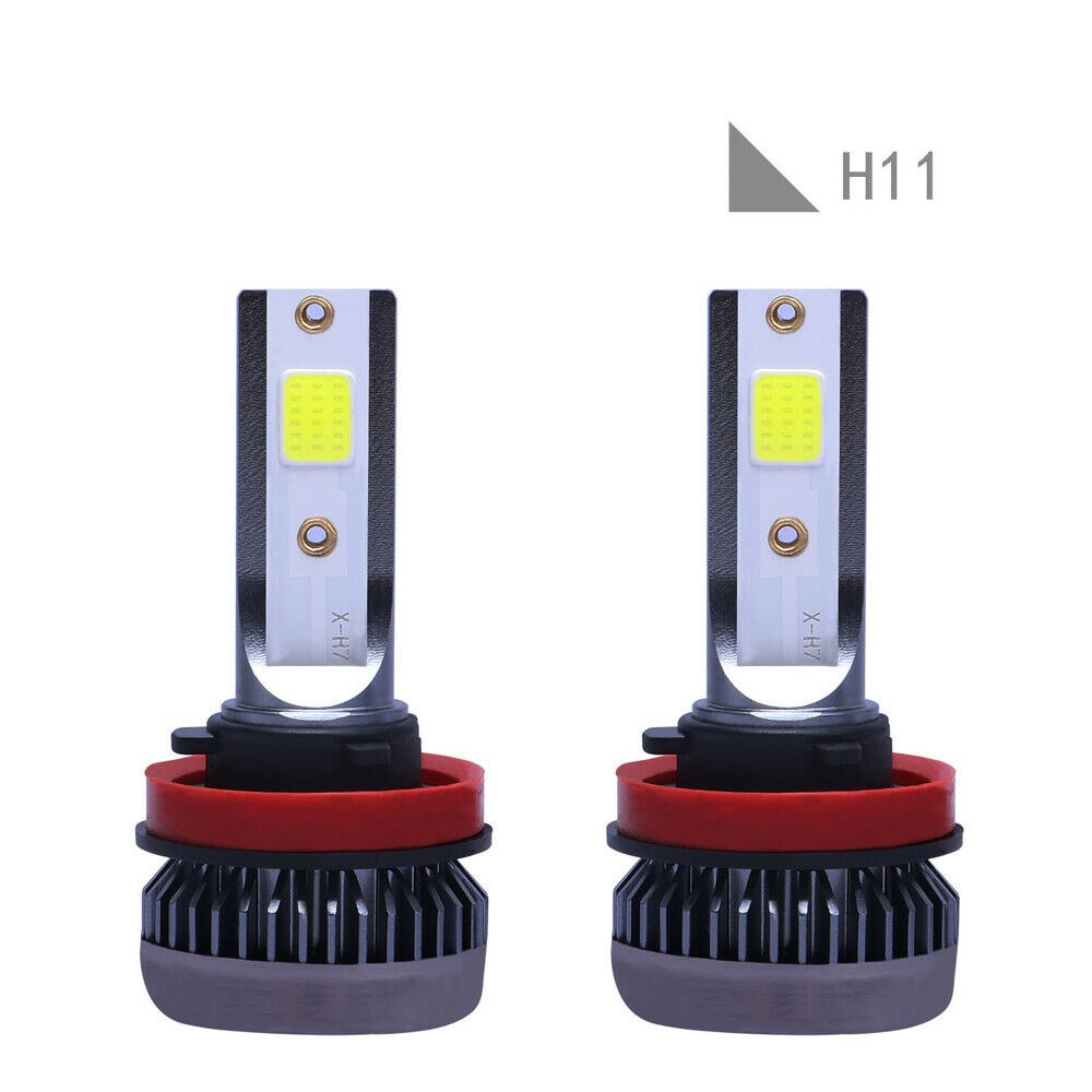 Pair H11 LED Headlight Kit Low Beam Bulb Super Bright 6500K White 1000000LM