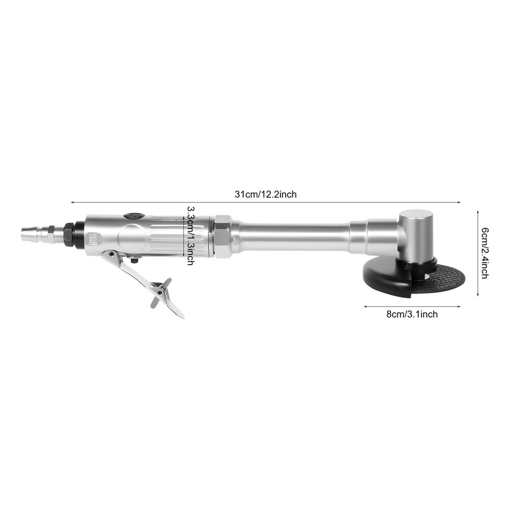 3" 75MM Pneumatic Cutting Machine Air Grinder Cutter Grinding Tool Long Handle