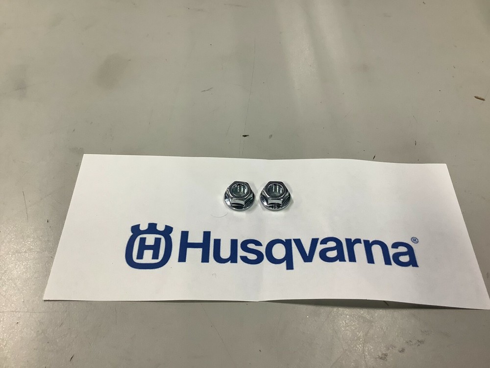NEW OEM HUSQVARNA CHAINSAW MANY MODELS + BAR NUTS (2)