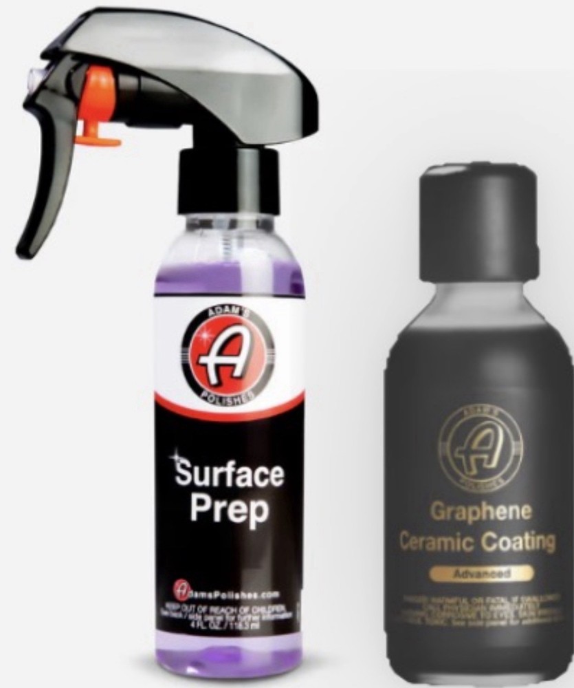 AUTHENTIC -Adam’s  Advanced Graphene Ceramic Coating 60ML & Panel Prep 16 OZ.