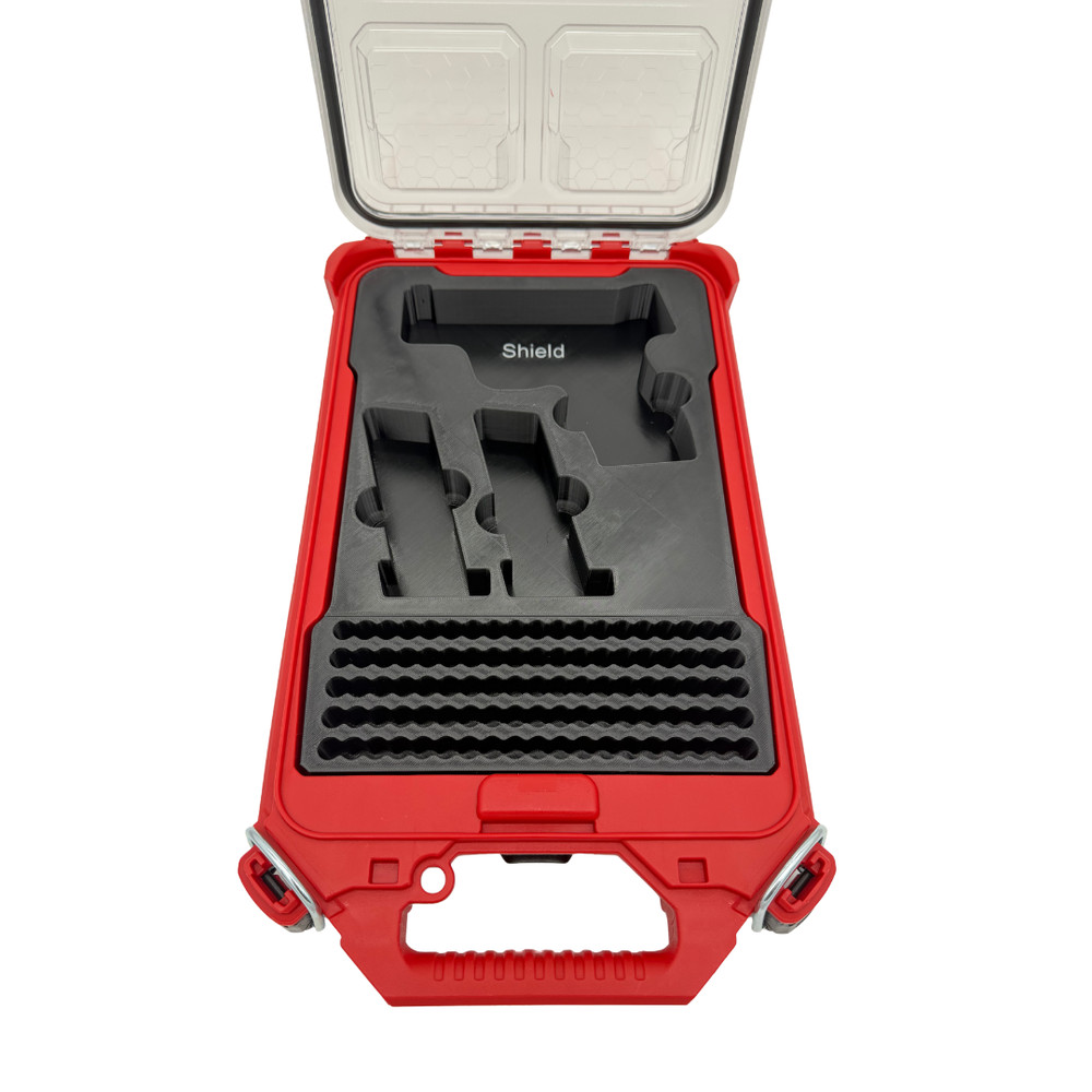 Smith & Wesson M&P9 Shield Insert for Milwaukee Packout - Holds Mags & Ammo