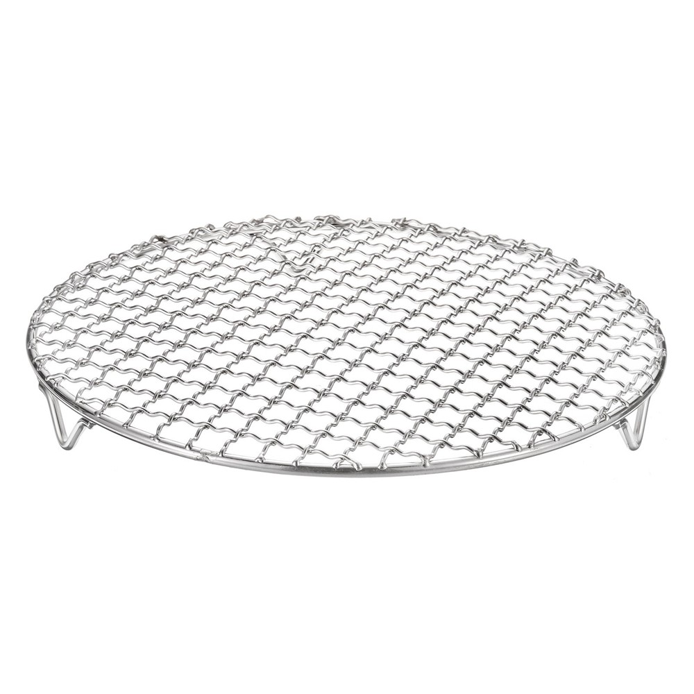 Cooling Rack, 9.4" Round Baking Rack with 20mm Legs [Silver]