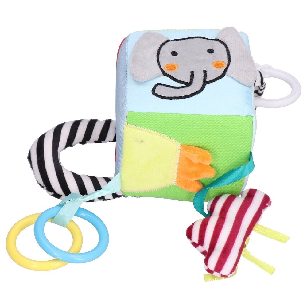 Soft Cloth Cubic Baby Hanging Bell Safe Multifunctional Bedside Stroller