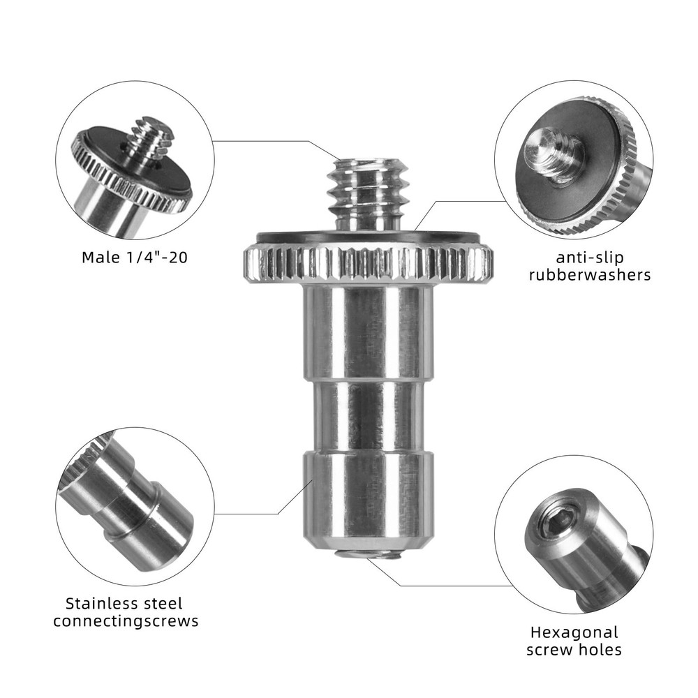 FANAUE Binocular Tripod Adapter Quick Release Stud Detachable Mount Accessories