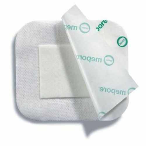 Molnlycke Mepore Self-Adhesive Absorbent Dressing 3.6''X4'' 50/Box-4 Boxes