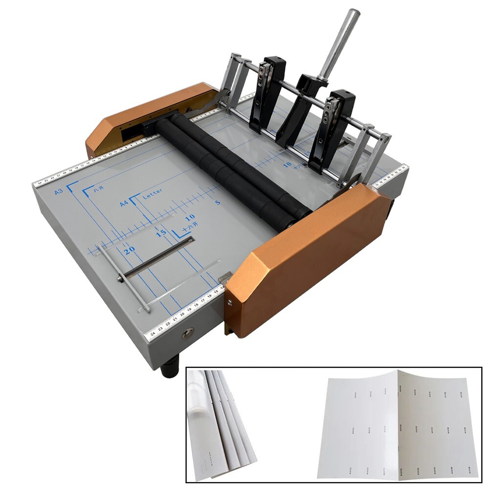 A3 Electric Binding Machine Horse-riding Nail Flat Stitching Automatic Folding