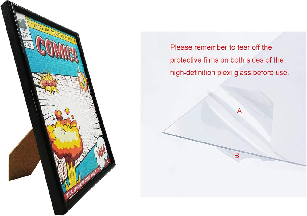 Comic Book Frame, 8 Pack, Ultraviolet UV Protection, Fits Current Comics up to 6