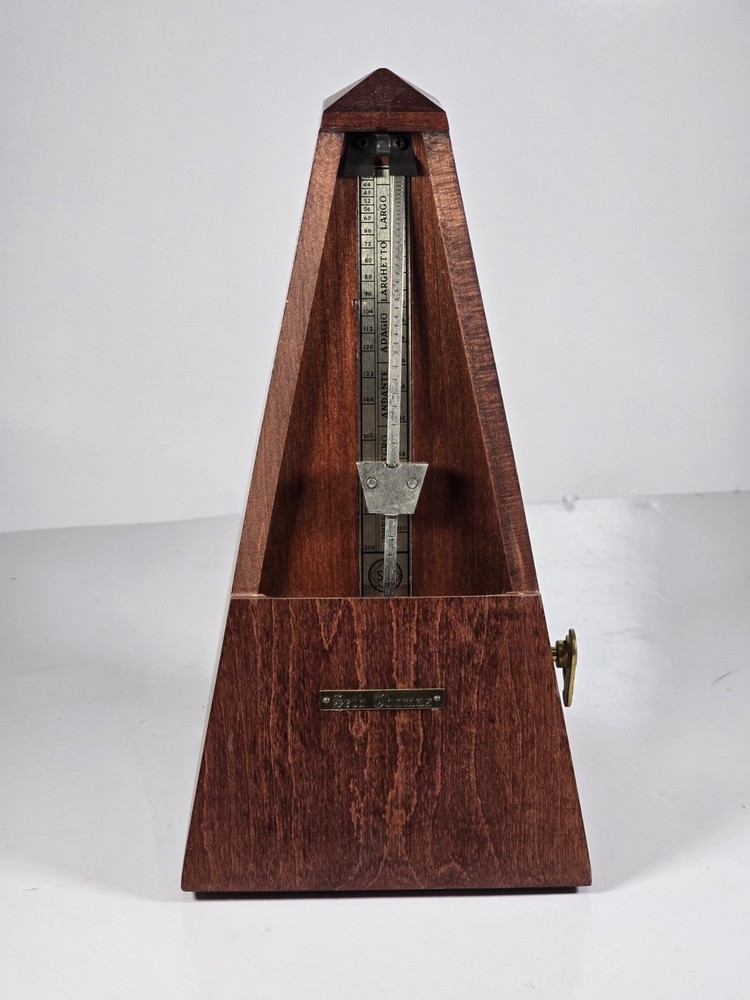 Seth Thomas Metronome Rhythm Windup Pyramid EUC