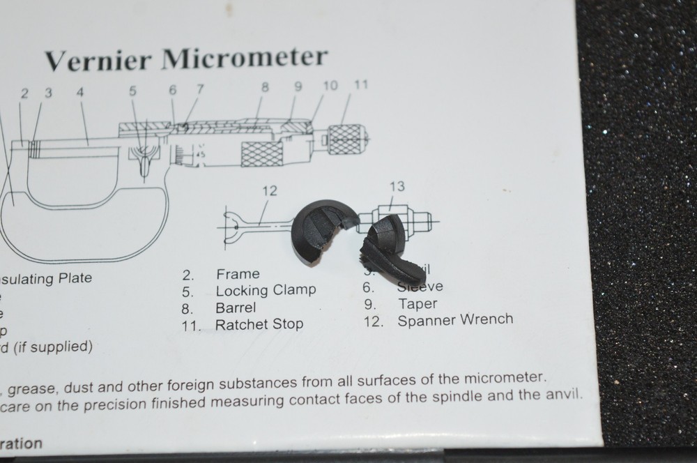 Blue-Point MIB2B 1-2" .0001" Micrometer *READ*