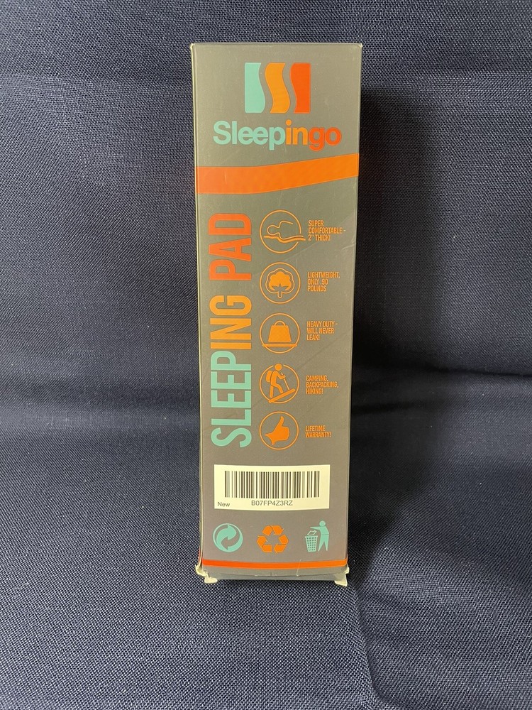 Sleepingo Camping Sleeping Pad Mat, 2"Thick, Ultralight 0.9Lbs- Green