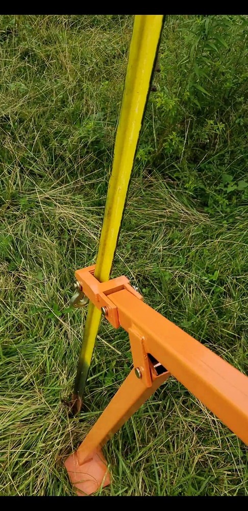 Heavy Duty Metal Post Puller Pulling T-Post Removal Farm Fence Stake Tree Stump