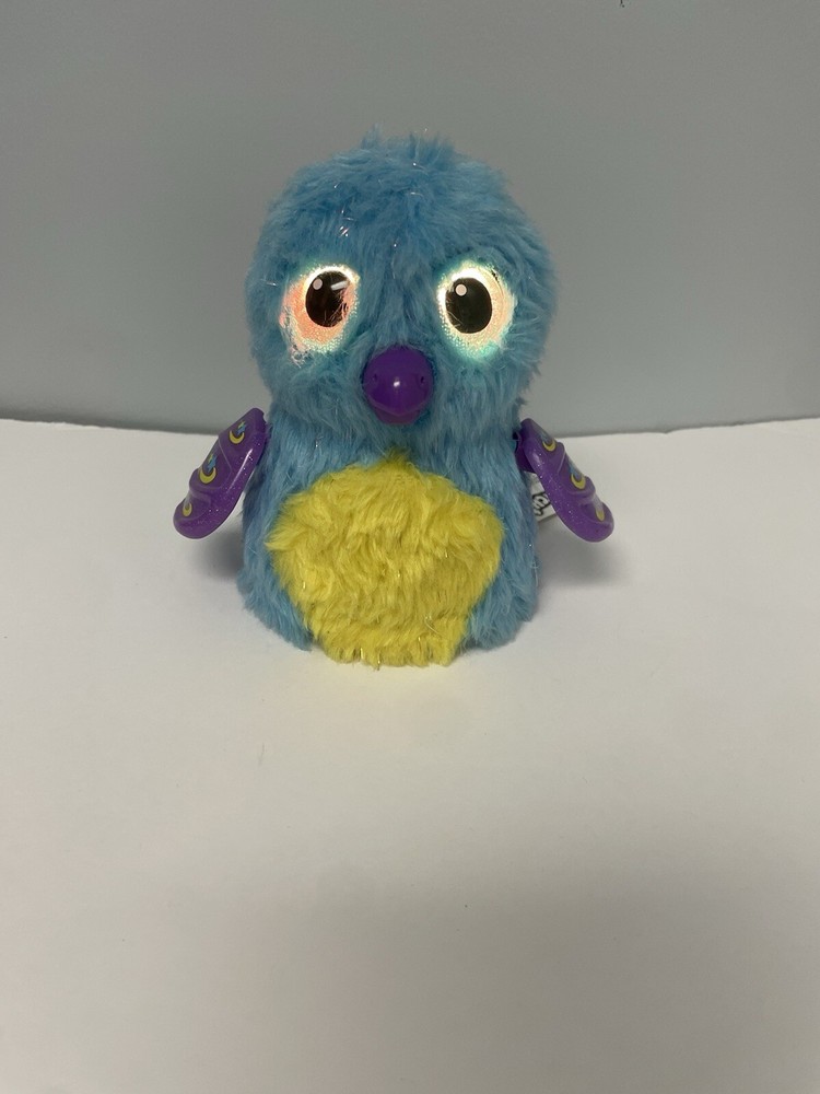 Spin Masters Hatchimals Interactive Pet Bird Draggle Blue Yellow Tested Works