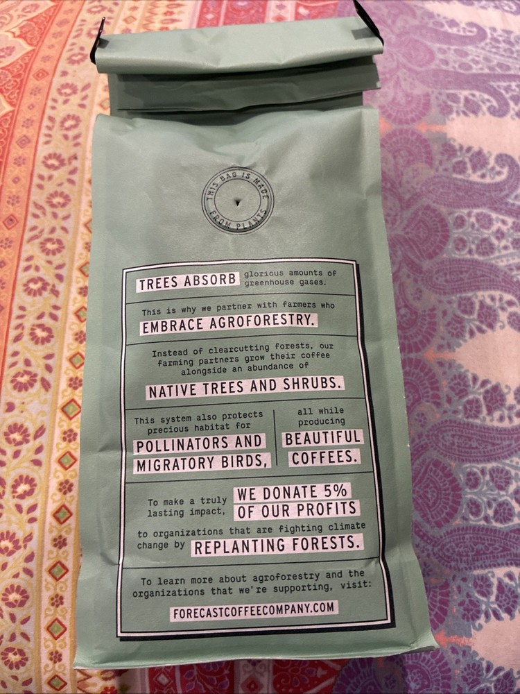 Forecast Coffee Company, Pine & Cedar, Whole Bean, Medium Roast