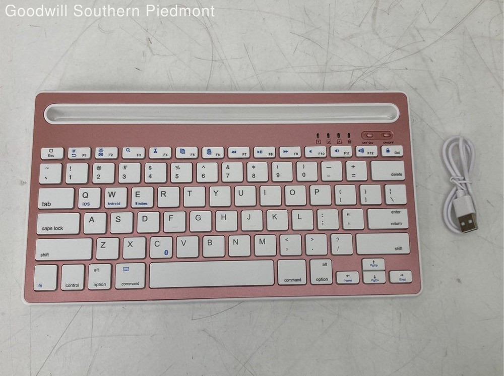Unbranded Multi-Platform BT Keyboard for Phones, Tablets, Etc. - Open Box
